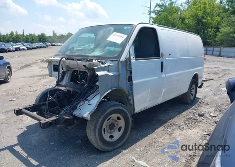 2014 Chevrolet Express 2500 Work Van из США, поврежденный, VIN 1GCWGFCA2E1198370